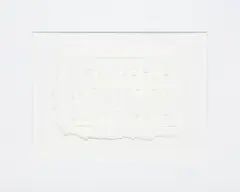 Magdalena Soboń, Umbemalte Personen, 2010, wypukłodruk suchy, papier