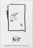 Henryk Tomaszewski, Plakat Galerii Gest w Łodzi, 1996, serigrafia, papier