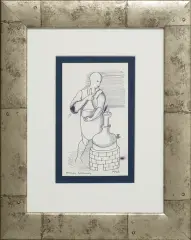 Henryk Waniek, Destylacja, 1996, długopis, papier