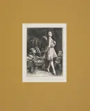 Kopia pracy B. Schulza Infantka i jej karły by Małgorzata Leszczewska-Włodarska, 1992, akwaforta, papier, sold Apr 2014
