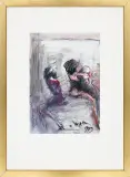Alicja Wahl, Troje, 1999, pastel, gwasz, papier