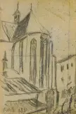 Stanisław Wyspiański, KRAKOWSKI KOŚCIÓŁ OO. FRANCISZKANÓW OD STRONY PRE