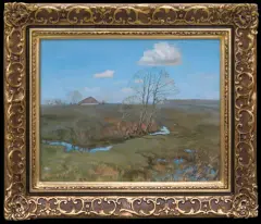 PEJZAŻ by Ludwik Grabowski, przed 1926, olej, płótno, offered Mar 2014