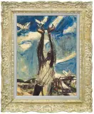 GOŁĘBIE POKOJU by Zygmunt Menkes, olej, płótno, sold Mar 2014