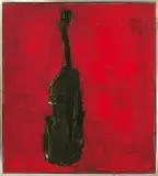 Jacek Sienicki, SKRZYPCE, 1998, olej, płótno