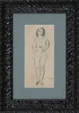Rajmund Kanelba, Portret stojącej kobiety w peniuarze