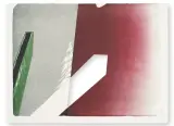 Jan Berdyszak, Projekt wyobrażeń VI, 1990, litografia barwna z wycięciem, karton