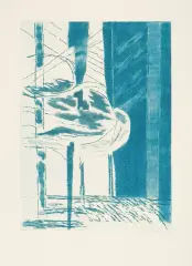 Edmund Piotrowicz, Las, 1987, sucha igła, papier