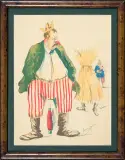 Gustaw Rogalski, Witos, 1924, litografia barwna, papier