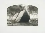 Krzysztof Witold Skórczewski, Potop, 1985, miedzioryt, mezzotinta, papier