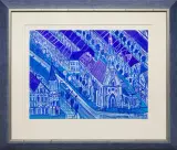 Sopot by Edward Dwurnik, 1996, gwasz, papier, sold Jan 2014