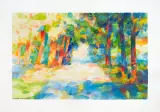 Plener mazowiecki by Zdzisław Otello Horodecki, 2006, akwarela, karton, sold Jan 2014