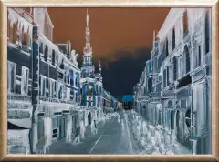 Agata Trafalska, Dawno temu w niedzielę około południa, 2014, akryl, tempera, płótno