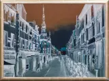 Agata Trafalska, Dawno temu w niedzielę około południa, 2014, akryl, tempera, płótno