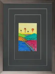 Balony na Podhalu by Edward Dwurnik, 2011, akwarela, tempera, papier, sold Dec 2013