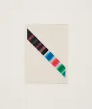 Jerzy Grabowski, Struktura zamknięta trójkątami, 1975, wypukłodruk, papier