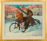 Z górki na pazurki by Jacek Pałucha, 2009, olej, płótno, offered Dec 2013