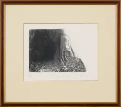 Krzysztof Witold Skórczewski, Bramy raju, 1995, miedzioryt, papier