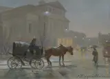 Czesław (I. Zygmuntowicz) Wasilewski, PRZED TEATREM WIELKIM W WARSZAWIE