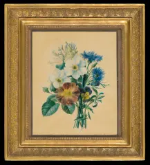 Adela Łubieńska, BUKIECIK, 1823, akwarela, gwasz, papier
