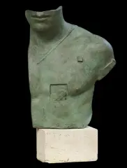 ASKLEPIOS by Igor Mitoraj, brąz patynowany, kamień, sold Dec 2013