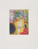 Marc Chagall, Arabskie noce, 1985, litografia barwna, papier