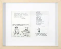 Marcin Maciejowski, Rysunki i wiersze, collage, papier