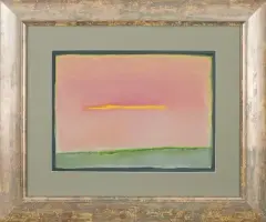 Stanisław Rodziński, Pejzaż, 1997, gwasz, papier