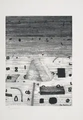 Przedmioty by Jan Tarasin, 1977/1992, serigrafia, papier, sold Nov 2013