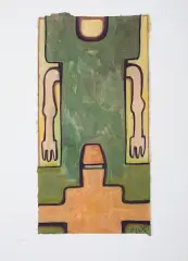 Jacek Walusiak, Z cyklu Człowiek, 2003, akwarela, papier czerpany