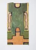 Jacek Walusiak, Z cyklu Człowiek, 2003, akwarela, papier czerpany