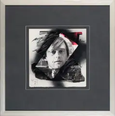 Portret by Tomasz Kawiak, 1987, collage, offered Oct 2013
