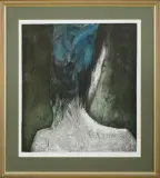 Andrzej Pietsch, Aktorka V z – Stereometria, 1991, akwaforta, akwatinta barwna, papier