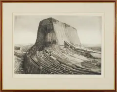 Krzysztof Witold Skórczewski, Labirynt, 1990, miedzioryt, papier