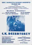 Autor nierozpoznany, Plakat do filmu C.K. Dezerterzy