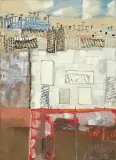 Włodzimierz Kunz, PEJZAŻ Z UL. HUMBERTA, 1961, olej, płótno