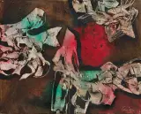 ZJAWISKO by Alfred Lenica, 1962, olej, płótno, sold Oct 2013