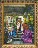 OBRAZ 2127. STOK – ICH TROJE by Jerzy Duda-Gracz, 1997, olej, płyta pilśniowa, sold Oct 2013