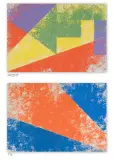 Hermann Glöckner, Kompozycja abstrakcyjna dwustronna, ok. 1970, monotypia, papier