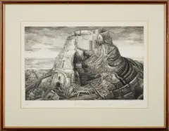 Krzysztof Witold Skórczewski, Wieża Babel III, 1979-1990, miedzioryt, papier