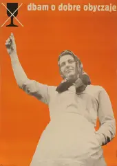 Jacek Sierocinski, Dbam o dobre obyczaje, 1972, offset barwny, papier