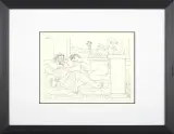 Odpoczynek rzeźbiarza IV z Teki Vollarda by Pablo Picasso, litografia, papier, sold Aug 2013