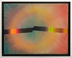 Anna Trochim, Linia, 2011, olej, płótno