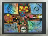Skrzyżowanie by Friedensreich Hundertwasser, 1987, offset barwny, papier, offered Jul 2013