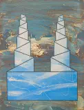 Sen by Krzysztof Patalas, 2010, olej, płyta pilśniowa, sold Jul 2013