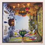 Cztery pory roku by Jacek Yerka, 2002, giclée, papier, sold Jul 2013