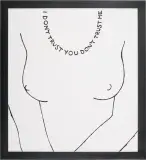 Agata Bogacka, I dont trust you..., 2009, serigrafia, papier