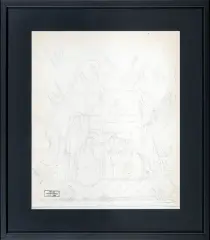 Zdzisław Cyankiewicz, Boże Narodzenie, ołówek, papier