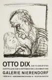Otto Dix, Artysta z dzieckiem, 1966, litografia, papier