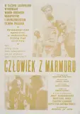 Autor nierozpoznany, Plakat do filmu Człowiek z marmuru